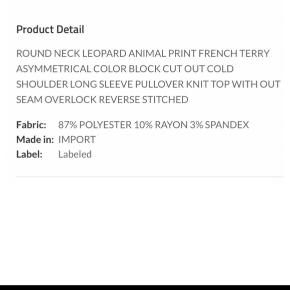 Cold Shoulder Olive Top - Picture 6 of 6